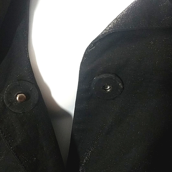 Magaschoni Collection Black Shiny Jacket - Picture 6 of 12